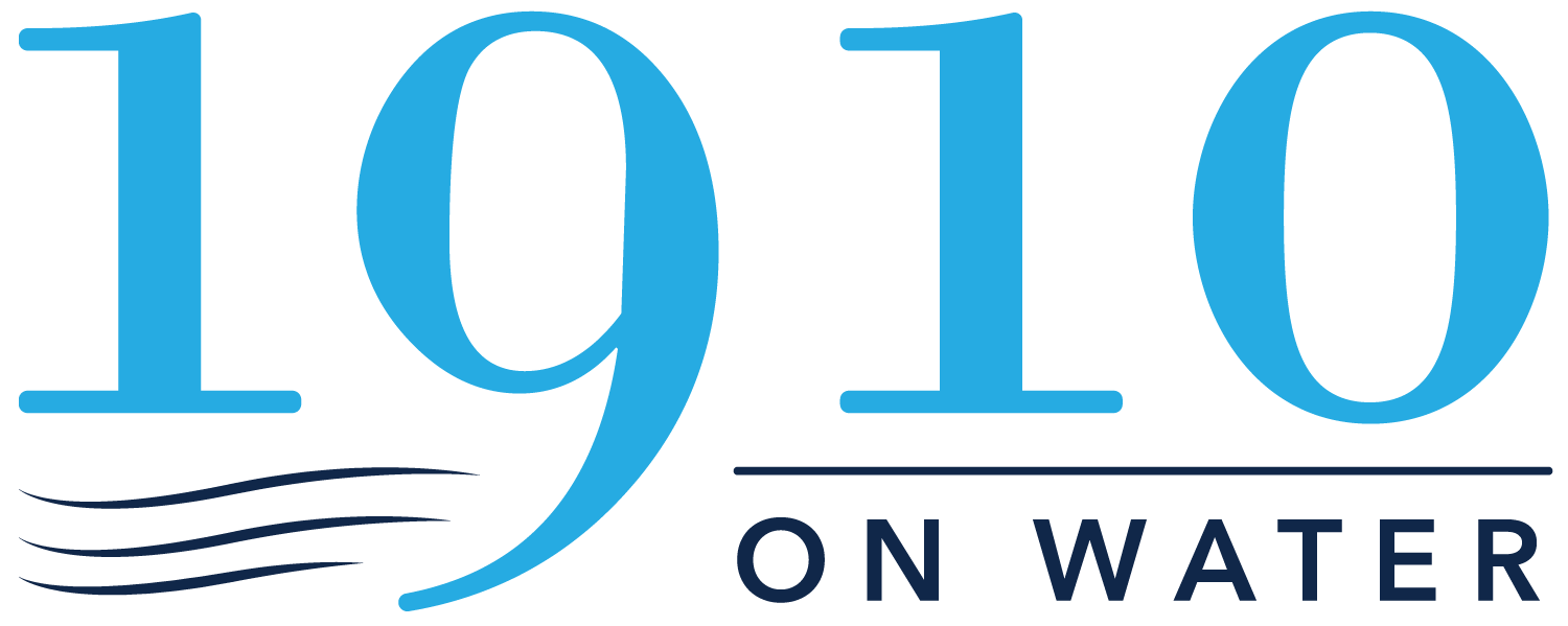 1910 on water logo